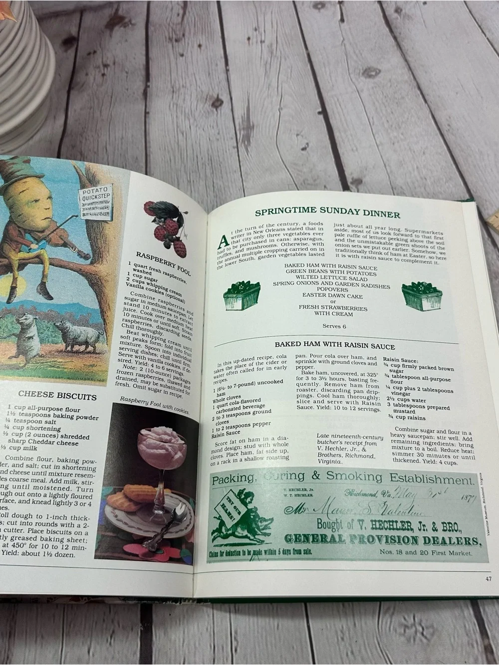 vtg 1983 Southern Living Company's Coming! Cookbook hardcover comfort food retro